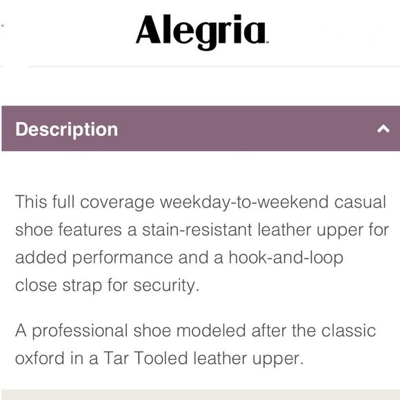 Alegria JOLEEN Black Tooled Floral Leather Slip On Adjustable Strap Support Clog - Picture 3 of 16